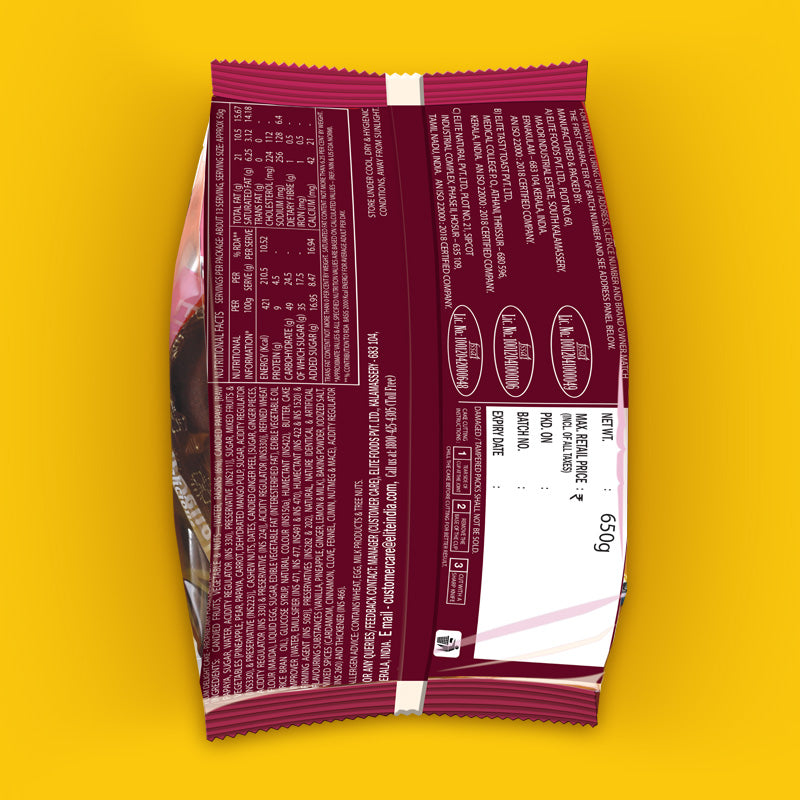 Elite plum delight cake