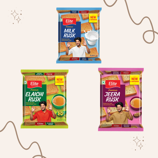 Elaichi Milk Jeera Rusk Combo