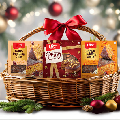 Elite Cakes Combo (Plum Surprise,Carrot & Dates Pudding)