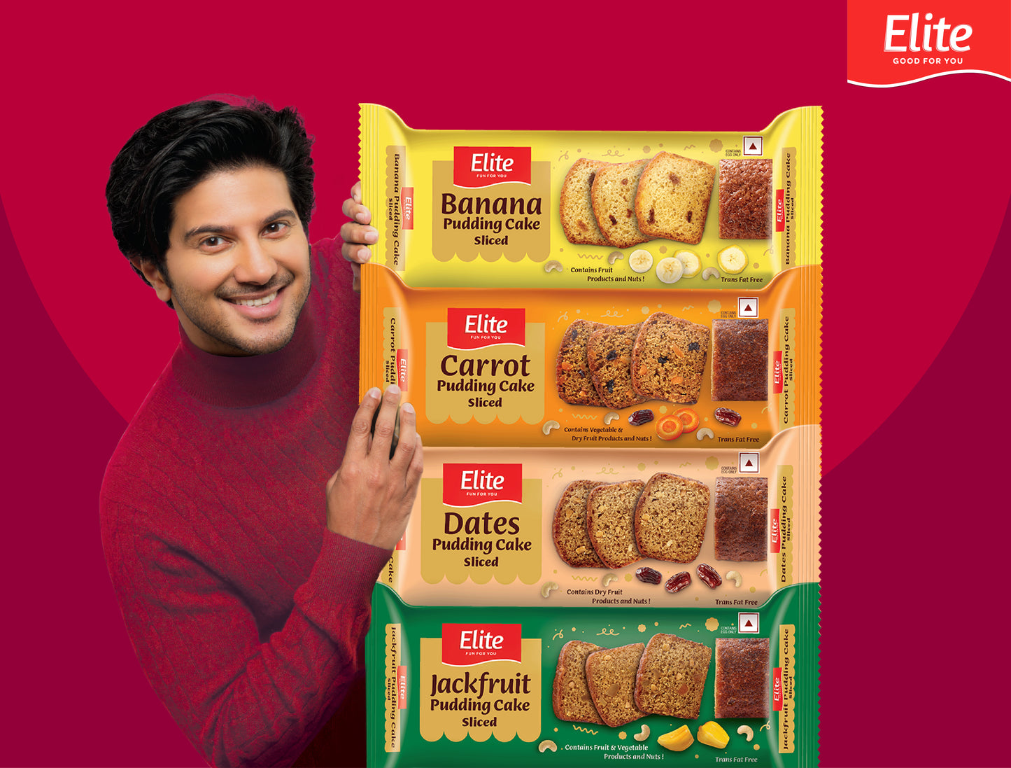 Elite slice cake combo (banana, dates, jackfruit & carrot)