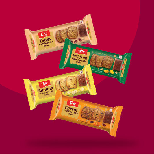 Elite slice cake combo (banana, dates, jackfruit & carrot)