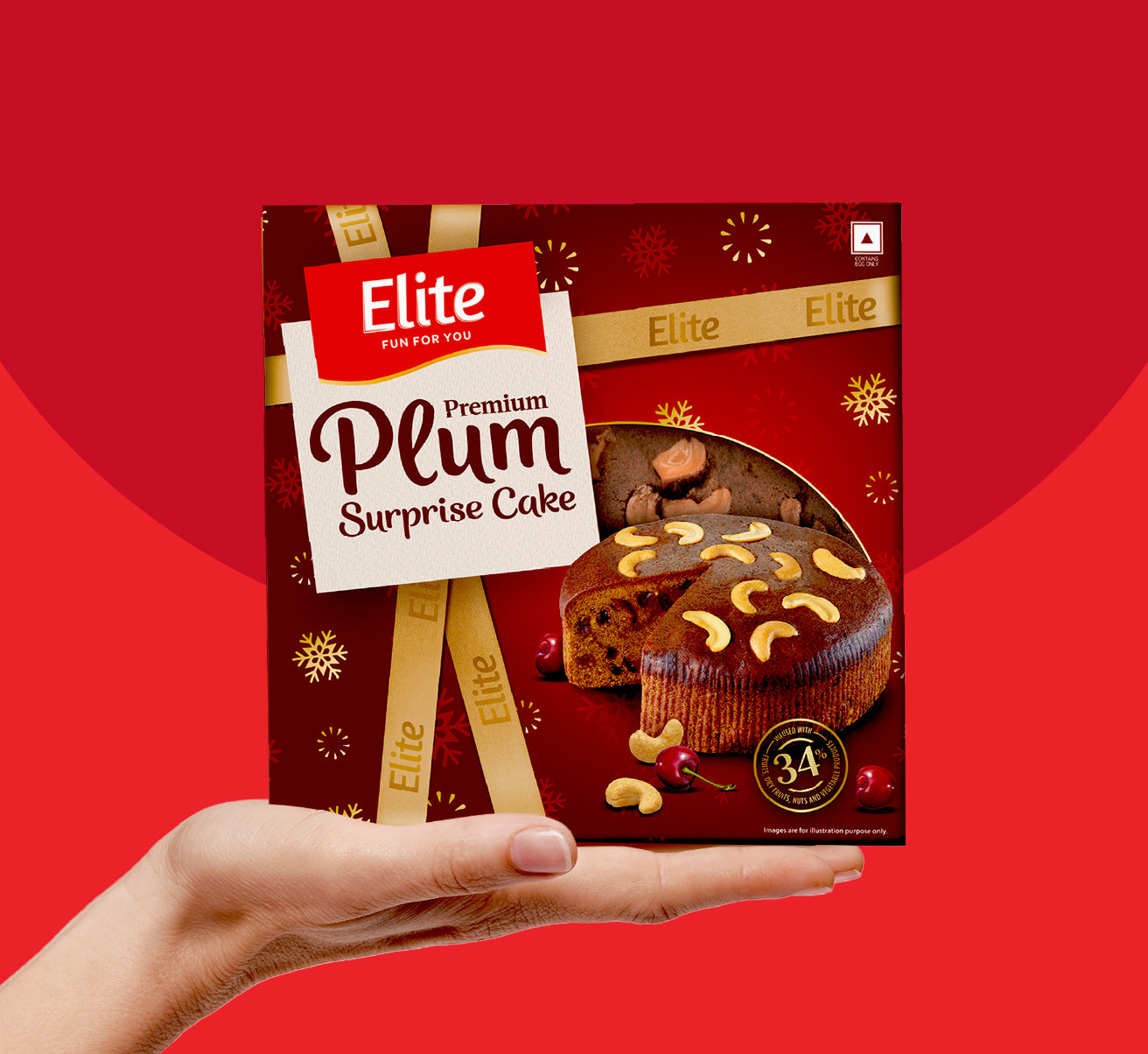 Elite plum surprise cake