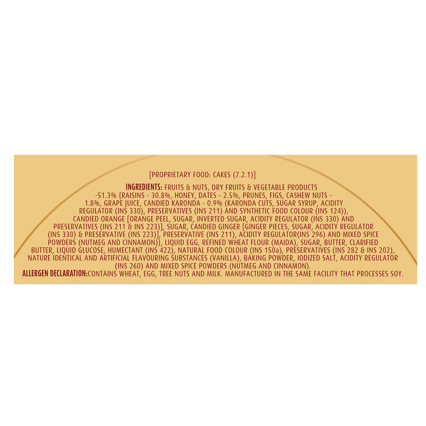 La Elite Premium Tin Cake