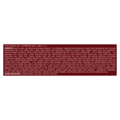 Elite plum surprise cake